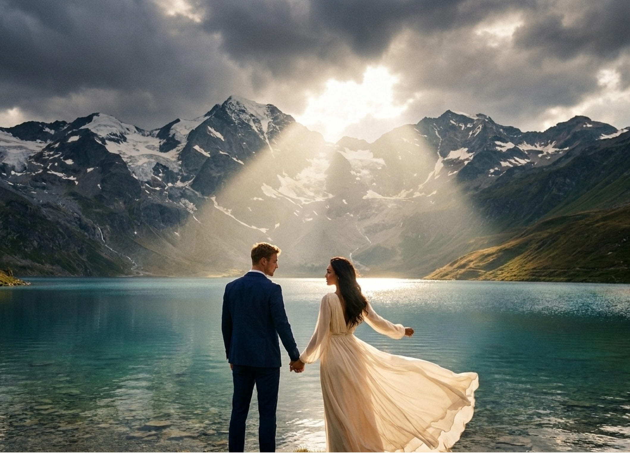 Craft Your Dream Wedding Portrait with Cotor AI: Upload Your Photo, Describe Your Creative Vision