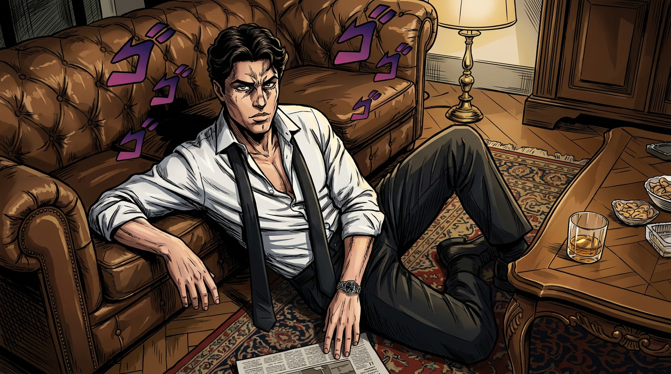 Convierte fotos en obras de arte manga con el estilo audaz de JoJo
