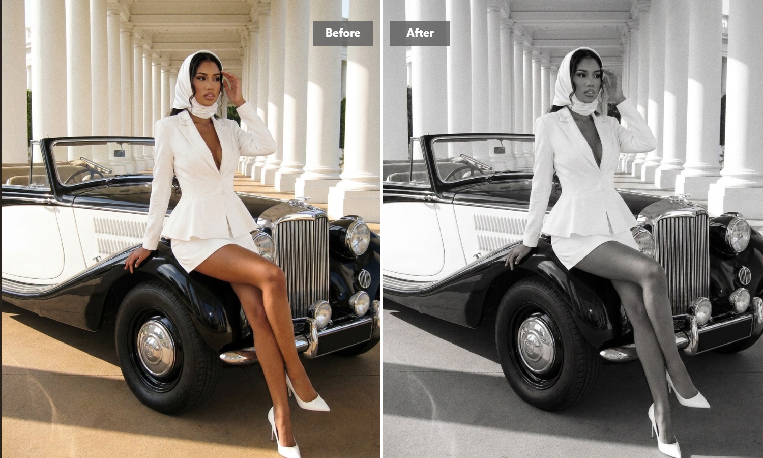Black and White Photo Generator
